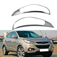 Suitable for 09-12 Old Style Hyundai IX35 Headlight Frame ix35 Headlight Cover Sticker Electroplatin