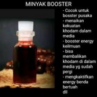 MISIK MINYAK BOOSTER PUSAKA ENERGI BOOSTER ENERGY OIL FROM