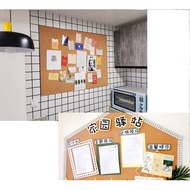 Cork Board Photo Wall Self-Adhesive Wall Sticker Cork Board Wall Decoration Kindergarten Theme Wall 