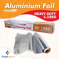 CrystalWrap Aluminium Foil Heavy Duty 450 Catering Foil 18in(450mm) x 1.15kg