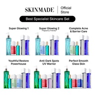 SKINMADE Combo Set - Sunscreen SPF50 + Face Serum + Moisturiser + Cleanser (5&6 Pcs)
