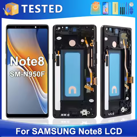 Tested Display For Samsung Note 8 LCD Display Touch Screen Assembly For Samsung Note8 N950F N950U LC