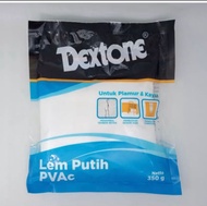 DEXTONE - LEM PUTIH P V A c Plamir Kayu Tembok 350gr/150gr - Lem Serbaguna - Lem Kayu Putih - Lem Ke