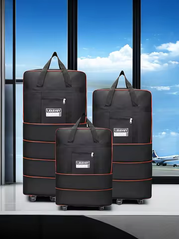 Foldable Duffel Bag for Weekend Trips，Family Travel Luggage Bag，Gift-Ready Weekender Bag，Duffel Bag，