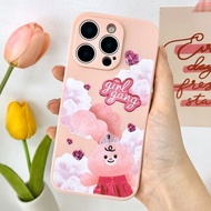 魯米公主粉紅手機殼矽膠保護套