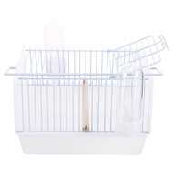 de67 1 Set of Portable Bird Cage Parrot Cage Bird Travel Carrying Cage Portable Handheld Parrot CageCages &amp; Crates