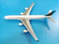 (FREE SHIPPING WORLDWIDE) RARE Herpa Wings SAMPLE 1:500 AIR CANADA A340-500 C-GKOM - METAL AIRCRAFT 