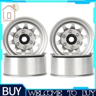 4pcs 1.55" Metal Beadlock Wheel 10-Spoke Wheel Rim for RC 1/10 D90 CC01 LC70 MST