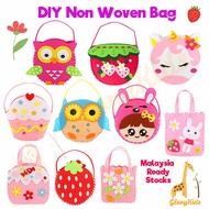 DIY Craft for Kids | Mainan Budak Perempuan | Kids Art and Craft | Cartoon Bag DIY | Kids Activity |