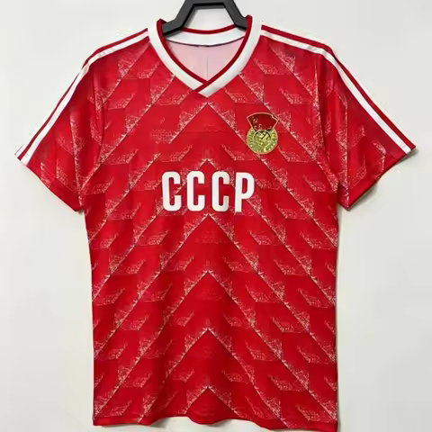 1988-89 CCCP Soviet Union National Football Team Home Jersey Retro Mens Soccer Custom