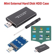 Mini External Hard Disk HDD Case 6Gbps SSD MSATA To USB 3.0 Hard Drive Case PCI-E ไร้สายรองรับ30*30/50 SSD