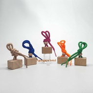 5 Ml Hanging Perfume Glass Bottle Wooden Lid Box Box / Glass Bottle / Perfume Glass Bottle / Car Per