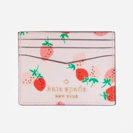 Kate Spade 🍓粉色草莓卡夾/卡包(限量款)