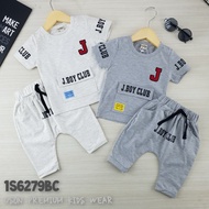 Littlezyan - (3m-4y) Uson Jogger T-Shirt Set 1S6279Bc
