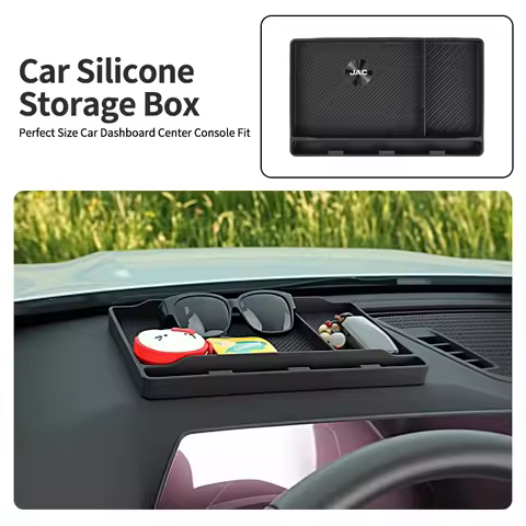 Car Dashboard Storage Box Organizer Phone Holder Stowing Tidying Accessories For JAC J7 J3 S2 J2 JS2