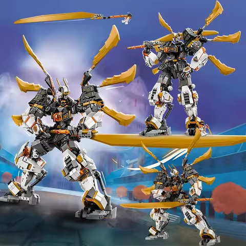 71821 Ninja Series Titan Dragon Mecha 1055pcs Robot Model Home Decoration Assembly For Children Chri