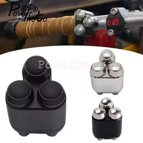 Motorcycle 3-Button Switches Cafe Racer 25mm 22mm Handlebar Switch For Honda CB CM CL GL CX SL BMW R