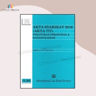 [CITYLIGHT] Akta: Syarikat 2016 (Akta 777), Peraturan-Peraturan & Kaedah-Kaedah (Hingga 20HB Mei 201