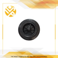 Black Rubber Wheels 8 Inch Cart Wheels/