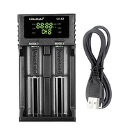 LiitoKala Lii-S2 Charger Baterai Fast Charging 2A Li-Ion LiFePO4 NiMH/NI-Cd 18650 26650 21700 AA AAA