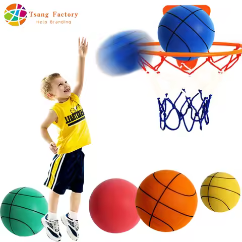 New Bouncing Mute Ball Size 3/5/7 Indoor Silent Basketball No Noise Soft High Density Foam Sports Ba