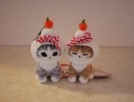 Mofusand貓咪鏡餅造型公仔掛飾2隻13.5厘米_mofusand kagami mochi plush charms