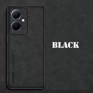 Vivo Y100 / Y78 5G Original Smooth Leather Lens Protection Full Protection Casing Sweat Resistant Ha