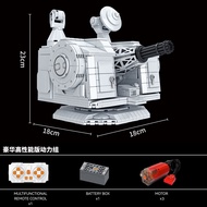 Boys Remote Control Warship Assembly Model Gift Anti-Air Defense Toy Blocks Plastic Magnetic Pieces 