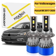 【For Volkswagen】Passat B8 2017-2020 LED Car Headlight Bulbs 1 Pair Headlamp 6000K White 11000LM Supe