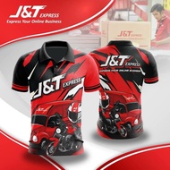 JERSI J&amp;T EXPRESS PEKERJA COURIER / Baju JnT Penghantar Barang