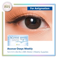 Acuvue Oasys Mingguan For Astigmatism Softlens Bening Silinder