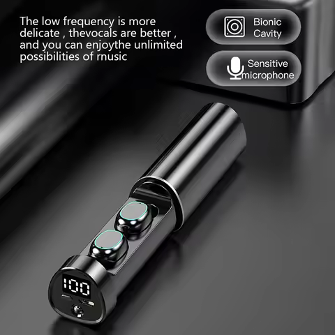 New N21 TWS Headset Game Headphones Bluetooth 5.2 Earphones Music Headsets Wireless Earphones with F