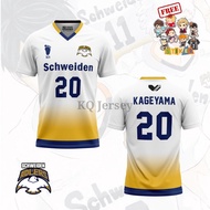 Adlers Team Haikyuu Volleyball Jersey – Custom Name & Number/ Adlers Volleyball Sports Jersey, Unise