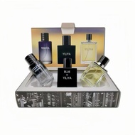 New men's perfume set fresh and long-lasting light fragrance blue desert perfume gift box 30ml*3