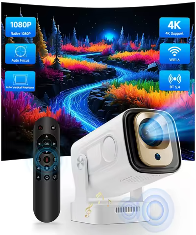 Magcubic Video 4K Projector HY310 1080P 330ANSI Mini Projector Auto Focus 4K Native 5W Speaker Air M