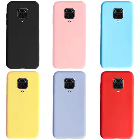 For Xiaomi Redmi Note 9 Pro Case Redmi Note 9 Pro 9s 4G Cover Funda TPU Cases Shockproof Liquid Sili