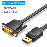 Vention Display Port to DVI Cable DP 1.2 to DVI-D 24+1 Cable 1080P 60Hz DP Male to DVI Male to Cable