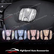 Honda Steering Carbon Fiber Diamond 3D Sticker