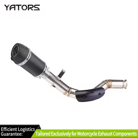 Exhaust Systems For DUKE RC390 RC250 390 17-21 RC 390 Slip-on Exhaust Muffler Middle Link Pipe Exhau