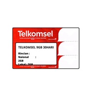 Voucher Telkomsel Simpati 9 GB 30hari LOKAL