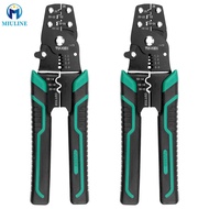 2 Pcs 8 Inch Wire Crimper Tool with Stripper Cutter Multifunctional Wire Crimping Pliers for 10 to 2