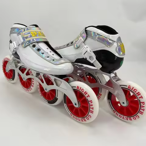 Professional Roller Skate Inline Speed Skates Professional Shoes 4 Wheels High Rebound Speed Wheels 
