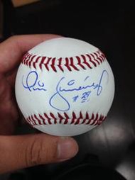 [J.K 收藏館 ] MLB  WBSC 12強BOSTON  Luis Jimenez 親筆簽名於真皮空白球!
