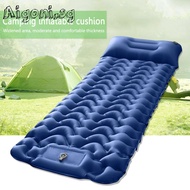 Inflatable Sleeping Pad Self-rebound Foldable TPU Nylon Camping Air Mattresses