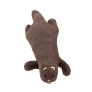 Cute White Ferret Plush Toy, Adorable Lying Ferret Stuffed Doll, Kids Birthday Gift