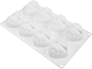 STOBOK Love Mold Silicone Moulds for Wax Melts Heart Candy Molds Valentines Baking Molds Heart Silicone Mold Heart Soap Mold Heart Cake Mold 3d Heart-shaped White Ice Cubes
