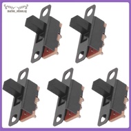 [marlon_edison.]  5 Pcs 50V 0.5A 3 Pin 2 Position On/OFF 1P2T SPDT Slide Switch 3 Pin