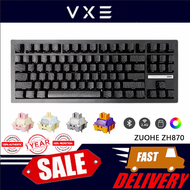 VXE ZUOHE  ZH870 three mode mechanical keyboard