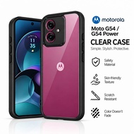 Motorola G54 Casing / 54 Power 5G Casing Hybrid Transparent Anti Shock Sotf TPU Hardcas