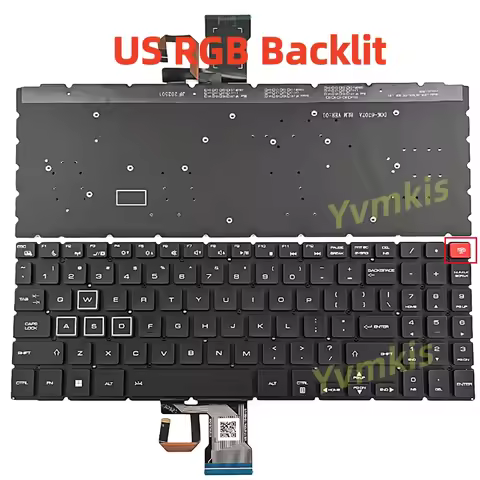 911 zero Keyboard for CLEVO Thunderobot Zero G4 Ultra Orange RTX 4080,Thunderobot Zero G4 Radiant RT